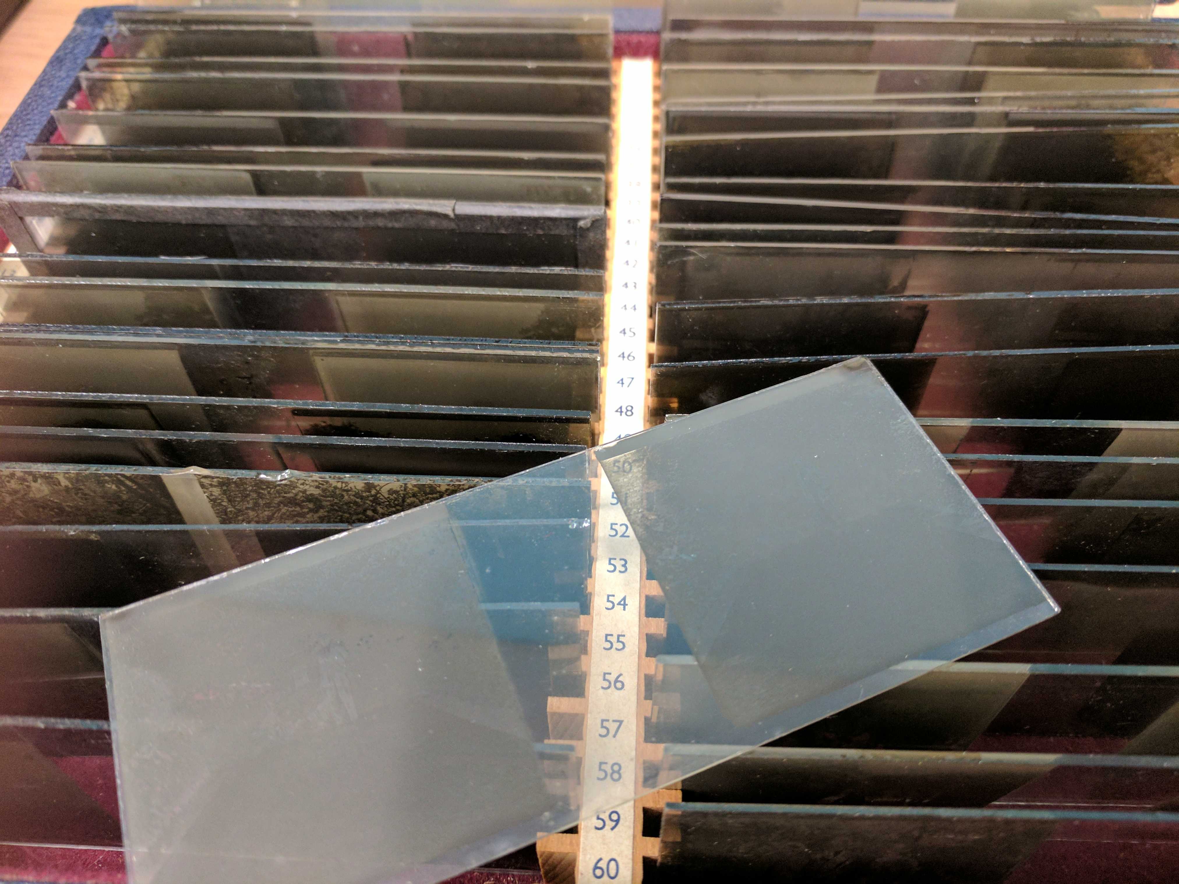 Archival digitisation workflow for glass plates